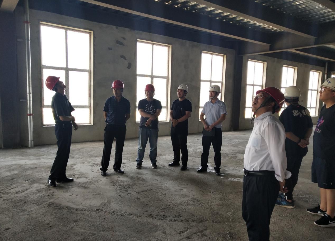 市質檢站對工業園區中小型企業孵化基地項目（二期）進行分部分項工程階段性驗收(圖1)