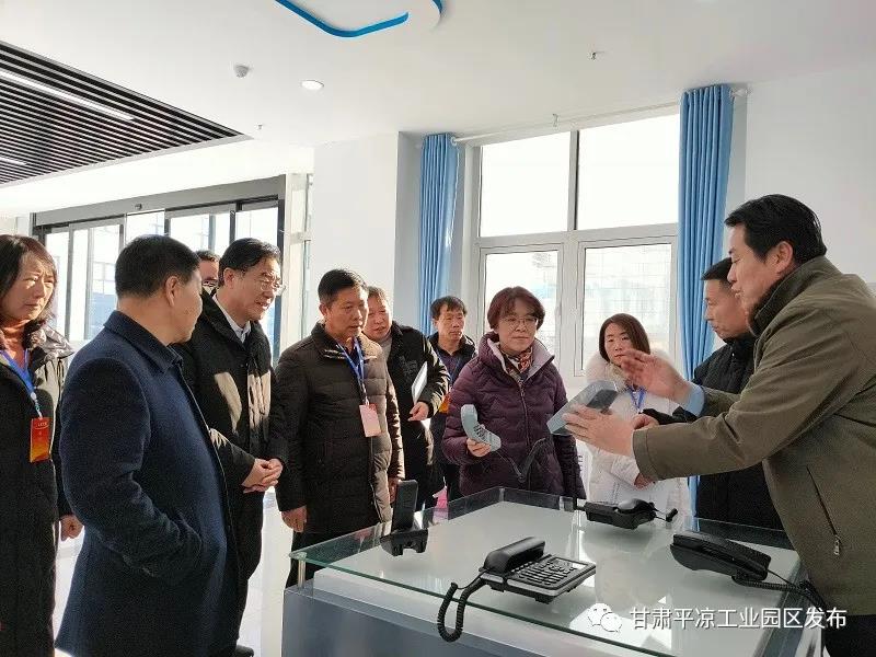 省市人大代表來平涼工業園區視察(圖3)